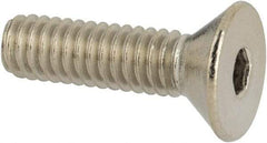 Value Collection - #8-32 UNC Hex Socket Drive, 82° Flat Screw - Grade 316 Stainless Steel, 5/8" OAL - Apex Tool & Supply