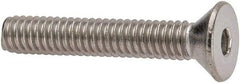 Value Collection - #8-32 UNC Hex Socket Drive, 82° Flat Screw - Grade 316 Stainless Steel, 1" OAL - Apex Tool & Supply