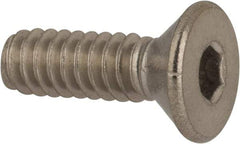 Value Collection - #10-24 UNC Hex Socket Drive, 82° Flat Screw - Grade 316 Stainless Steel, 5/8" OAL - Apex Tool & Supply