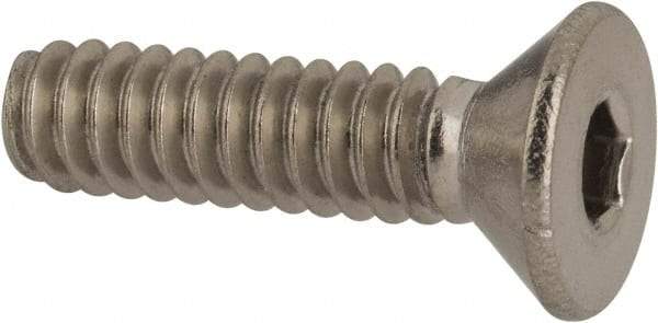 Value Collection - #10-24 UNC Hex Socket Drive, 82° Flat Screw - Grade 316 Stainless Steel, 3/4" OAL - Apex Tool & Supply