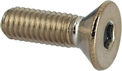 Value Collection - #10-32 UNF Hex Socket Drive, 82° Flat Screw - Grade 316 Stainless Steel, 5/8" OAL - Apex Tool & Supply