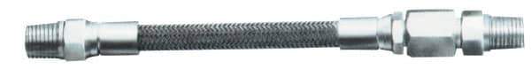 Made in USA - 1/2" ID x 0.79" OD x 10' OAL, Nitrogen Hose - -450 to 1500°F, 4.88" Bend Radius, 1/2" Fitting - Apex Tool & Supply