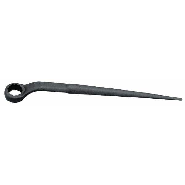 Martin Tools - 2-3/8", 12 Point, Black Finish, Single End, Spud Handle Box Wrench - Apex Tool & Supply