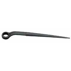Martin Tools - 1-5/8", 12 Point, Black Finish, Single End, Spud Handle Box Wrench - Apex Tool & Supply