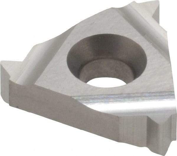 Carmex - 16ER External Right Hand 12 UN Laydown Threading Insert - Grade P30, Uncoated Coated Carbide - Apex Tool & Supply