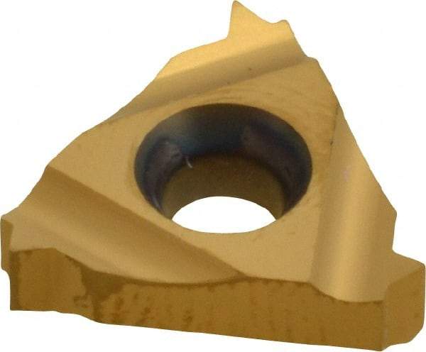 Carmex - 16IR Internal Right Hand 12 UN Laydown Threading Insert - Grade MXC, TiN Coated Carbide - Apex Tool & Supply