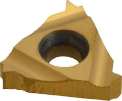 Carmex - 16IR Internal Right Hand 12 UN Laydown Threading Insert - Grade MXC, TiN Coated Carbide - Apex Tool & Supply