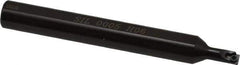 Carmex - Internal Thread, Left Hand Cut, 12mm Shank Width x 12mm Shank Height Indexable Threading Toolholder - 100mm OAL, 06IL Insert Compatibility, SI Toolholder - Apex Tool & Supply