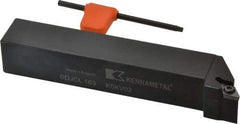 Kennametal - SDJC, Left Hand Cut, 3° Lead Angle, 1" Shank Height x 1" Shank Width, Neutral Rake Indexable Turning Toolholder - 6" OAL, DC..32.5. Insert Compatibility, Series Screw-On - Apex Tool & Supply