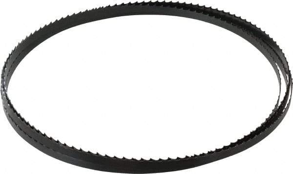 Starrett - 4 TPI, 11' 9" Long x 3/8" Wide x 0.025" Thick, Welded Band Saw Blade - Carbon Steel, Toothed Edge, Raker Tooth Set, Flexible Back, Contour Cutting - Apex Tool & Supply