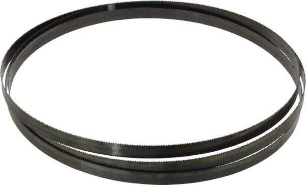 Starrett - 14 TPI, 7' 11" Long x 1/2" Wide x 0.025" Thick, Welded Band Saw Blade - Carbon Steel, Toothed Edge, Raker Tooth Set, Flexible Back, Contour Cutting - Apex Tool & Supply