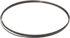 Starrett - 4 TPI, 14' Long x 1/4" Wide x 0.025" Thick, Welded Band Saw Blade - Carbon Steel, Toothed Edge, Raker Tooth Set, Flexible Back, Contour Cutting - Apex Tool & Supply
