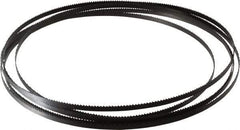 Starrett - 10 TPI, 11' 8" Long x 1/4" Wide x 0.025" Thick, Welded Band Saw Blade - Carbon Steel, Toothed Edge, Raker Tooth Set, Flexible Back, Contour Cutting - Apex Tool & Supply