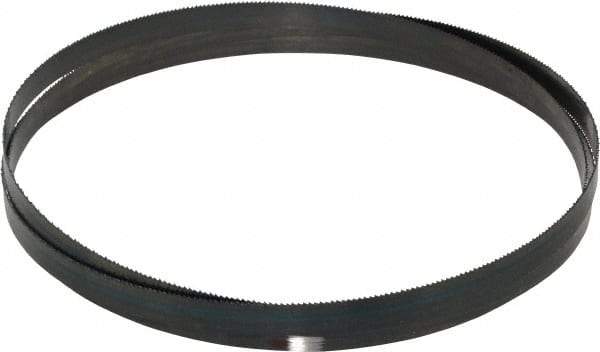Starrett - 14 TPI, 6' 8" Long x 1/2" Wide x 0.025" Thick, Welded Band Saw Blade - Carbon Steel, Toothed Edge, Raker Tooth Set, Flexible Back, Contour Cutting - Apex Tool & Supply