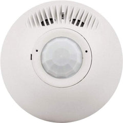 Hubbell Wiring Device-Kellems - 500 Square Ft. Coverage, Infrared and Ultrasonic Motion Sensor Wall Switch - 24 VAC/VDC, White - Apex Tool & Supply