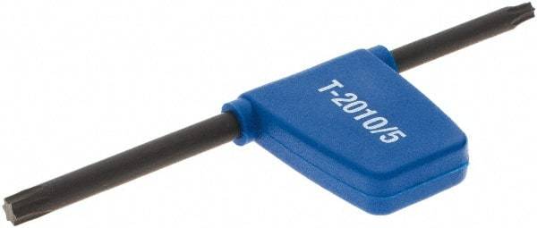 Iscar - T20 Torx Drive, Key for Indexable Grooving and Toolholder - Compatible with Insert Screws - Apex Tool & Supply