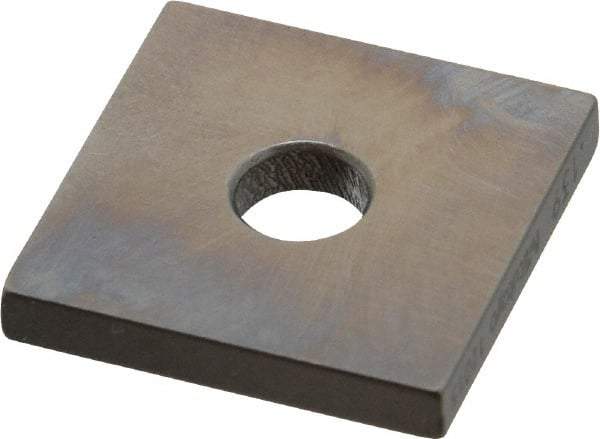 Mitutoyo - 0.139" Square Steel Gage Block - Accuracy Grade 0, Includes Certificate of Inspection - Apex Tool & Supply