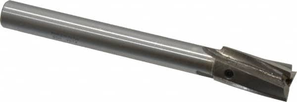 Value Collection - 43/64" Diam, 1/2" Shank, Diam, 3 Flutes, Straight Shank, Interchangeable Pilot Counterbore - Apex Tool & Supply