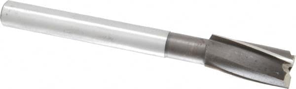Value Collection - 23/32" Diam, 1/2" Shank, Diam, 3 Flutes, Straight Shank, Interchangeable Pilot Counterbore - Apex Tool & Supply