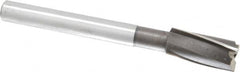 Value Collection - 23/32" Diam, 1/2" Shank, Diam, 3 Flutes, Straight Shank, Interchangeable Pilot Counterbore - Apex Tool & Supply