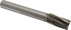 Value Collection - 25/32" Diam, 5/8" Shank, Diam, 3 Flutes, Straight Shank, Interchangeable Pilot Counterbore - 5-3/8" OAL, 3-7/8" OAL Shank, Bright Finish, High Speed Steel - Apex Tool & Supply