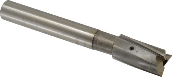 Value Collection - 27/32" Diam, 3/4" Shank, Diam, 3 Flutes, Straight Shank, Interchangeable Pilot Counterbore - Apex Tool & Supply