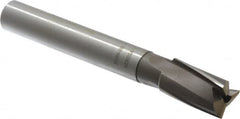 Value Collection - 57/64" Diam, 3/4" Shank, Diam, 3 Flutes, Straight Shank, Interchangeable Pilot Counterbore - Apex Tool & Supply