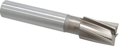 Value Collection - 1-9/16" Diam, 1-1/4" Shank, Diam, 5 Flutes, Straight Shank, Interchangeable Pilot Counterbore - Apex Tool & Supply