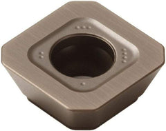 Seco - SEEX1204 MD18 Grade T350M Carbide Milling Insert - TiCN/Al2O3 Finish, 0.187" Thick, 1/2" Inscribed Circle - Apex Tool & Supply