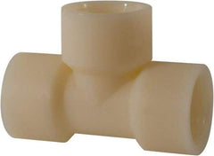 Green Leaf - 1" Nylon Plastic Pipe Tee - FIPT x FIPT x FIPT End Connections - Apex Tool & Supply