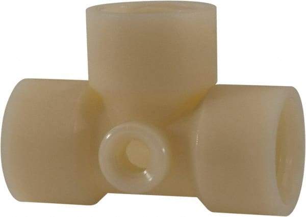 Green Leaf - 3/4 x 1/8" Nylon Plastic Pipe Tee - FIPT x FIPT x FIPT x FIPT End Connections - Apex Tool & Supply