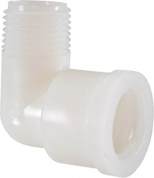 Green Leaf - 1/2" Nylon Plastic Pipe 90° Street Elbow - MIPT x FIPT End Connections - Apex Tool & Supply