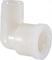 Green Leaf - 1/2" Nylon Plastic Pipe 90° Street Elbow - MIPT x FIPT End Connections - Apex Tool & Supply