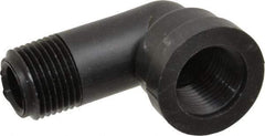 Green Leaf - 3/8" Polypropylene Plastic Pipe 90° Street Elbow - MIPT x FIPT End Connections - Apex Tool & Supply