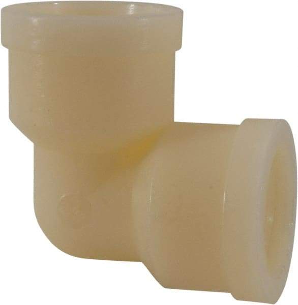 Green Leaf - 1/2" Nylon Plastic Pipe 90° Elbow - FIPT x FIPT End Connections - Apex Tool & Supply