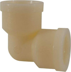 Green Leaf - 1/2" Nylon Plastic Pipe 90° Elbow - FIPT x FIPT End Connections - Apex Tool & Supply