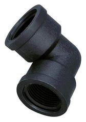 Green Leaf - 1-1/2" Polypropylene Plastic Pipe 90° Elbow - FIPT x FIPT End Connections - Apex Tool & Supply