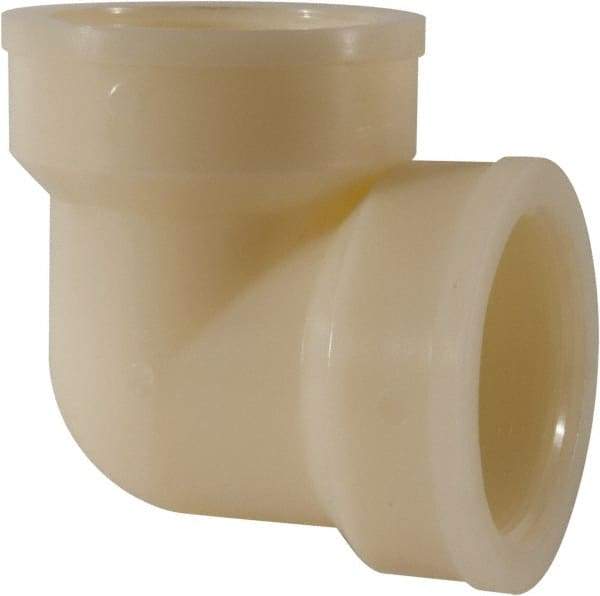Green Leaf - 2" Nylon Plastic Pipe 90° Elbow - FIPT x FIPT End Connections - Apex Tool & Supply