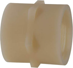 Green Leaf - 1-1/2" Nylon Plastic Pipe Coupling - FIPT x FIPT End Connections - Apex Tool & Supply
