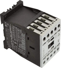 Eaton Cutler-Hammer - 3 Pole, 24 Coil VAC, 20 Amp, Nonreversible Open Enclosure IEC Contactor - 1 Phase hp: 0.25 at 115 V, 0.75 at 200 V, 1 at 230 V, 3 Phase hp: 1.5 at 200 V, 2 at 230 V, 3 at 460 V, 5 at 575 V, 7 Amp Inductive Load Rating Listed - Apex Tool & Supply