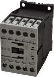 Eaton Cutler-Hammer - 3 Pole, 24 to 27 Coil VDC, 20 Amp, Nonreversible Open Enclosure IEC Contactor - 1 Phase hp: 0.25 at 115 V, 0.75 at 200 V, 1 at 230 V, 3 Phase hp: 1.5 at 200 V, 2 at 230 V, 3 at 460 V, 5 at 575 V, 7 Amp Inductive Load Rating Listed - Apex Tool & Supply