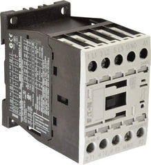 Eaton Cutler-Hammer - 3 Pole, 24 to 27 Coil VDC, 20 Amp, Nonreversible Open Enclosure IEC Contactor - 1 Phase hp: 0.5 at 115 V, 1 at 200 V, 1.5 at 230 V, 3 Phase hp: 3 at 200 V, 3 at 230 V, 5 at 460 V, 7.5 at 575 V, 9 Amp Inductive Load Rating Listed - Apex Tool & Supply