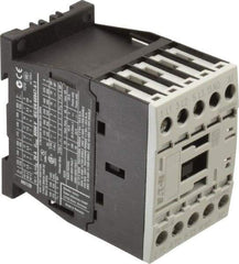 Eaton Cutler-Hammer - 3 Pole, 24 Coil VAC, 20 Amp, Nonreversible Open Enclosure IEC Contactor - 1 Phase hp: 1 at 115 V, 2 at 200 V, 2 at 230 V, 3 Phase hp: 10 at 460 V, 10 at 575 V, 3 at 200 V, 3 at 230 V, 12 Amp Inductive Load Rating Listed - Apex Tool & Supply
