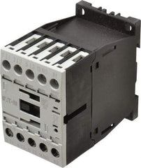 Eaton Cutler-Hammer - 3 Pole, 24 to 27 Coil VDC, 20 Amp, Nonreversible Open Enclosure IEC Contactor - 1 Phase hp: 1 at 115 V, 2 at 200 V, 2 at 230 V, 3 Phase hp: 10 at 460 V, 10 at 575 V, 3 at 200 V, 3 at 230 V, 12 Amp Inductive Load Rating Listed - Apex Tool & Supply