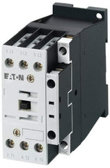 Eaton Cutler-Hammer - 3 Pole, 24 Coil VAC, 18 Amp, Nonreversible Open Enclosure IEC Contactor - 1 Phase hp: 2 at 115 V, 2 at 200 V, 3 at 230 V, 3 Phase hp: 10 at 460 V, 15 at 575 V, 5 at 200 V, 5 at 230 V, 18 Amp Inductive Load Rating Listed - Apex Tool & Supply