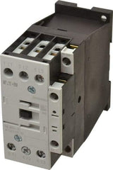 Eaton Cutler-Hammer - 3 Pole, 24 Coil VAC, 40 Amp, Nonreversible Open Enclosure IEC Contactor - 1 Phase hp: 3 at 115 V, 5 at 200 V, 5 at 230 V, 3 Phase hp: 10 at 200 V, 10 at 230 V, 20 at 460 V, 25 at 575 V, 32 Amp Inductive Load Rating Listed - Apex Tool & Supply