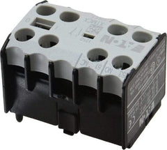 Eaton Cutler-Hammer - 6 to 9 Amp, Contactor Front Mount Auxiliary Contact - For Use with Miniature Contactor and XTRM Miniature Control Relay - Apex Tool & Supply