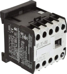 Eaton Cutler-Hammer - 3 Pole, 208 Coil VAC at 60 Hz, Nonreversible Open Enclosure IEC Contactor - 1 Phase hp: 0.5 at 115 V, 1 at 200 V, 1.5 at 230 V, 3 Phase hp: 2 at 200 V, 3 at 230 V, 5 at 460 V, 5 at 575 V, 8.80 Amp Inductive Load Rating Listed - Apex Tool & Supply