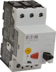 Eaton Cutler-Hammer - 1 Amp, IEC, Open Pushbutton Manual Motor Starter - 45mm Wide x 85mm Deep x 3.6667" High, 1/2 hp at 600 V & 2 hp at 480 V, CE Approved, CSA Certified, DIN VDE, EN/IEC, UL 508 Type E Compliant & UL Listed - Apex Tool & Supply