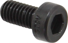 Holo-Krome - M5x0.80 Metric Coarse Hex Socket Drive, Low Socket Cap Screw - Grade 10.9 Alloy Steel, Black Oxide Finish, Fully Threaded, 10mm Length Under Head - Apex Tool & Supply